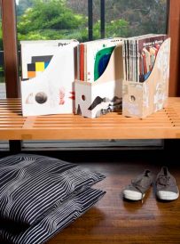 Découpaged Magazine Holder Image